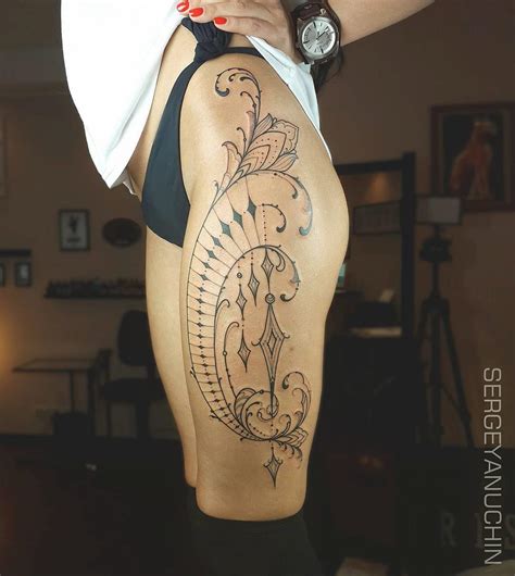 upper hip tattoo